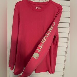 Carhartt Women’s Pink Long Sleeve Shirt 💜